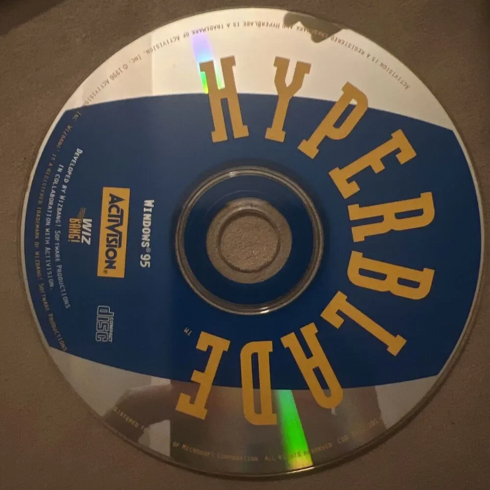 Hyper Blade Pc Game Disk